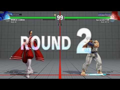 SFV~ F.A.N.G (WORLD_COMBO) vs. Ryu (barcarole1128) HD