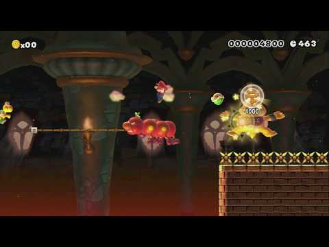 Bowser Jr. And The Angry Worm by kenzell - SUPER MARIO MAKER - NO COMMENTARY 1bg 1bh