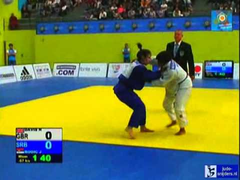 Judo 2013 European Open Women Lisbon: Davis (GBR) - Rogic (SRB) [-57kg] bronze