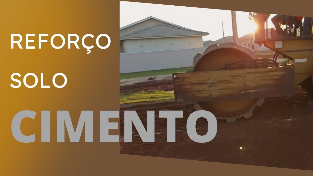 Reforço de solo cimento