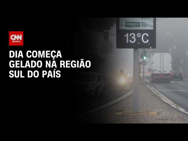 Quarta-feira (29) começa gelada na região sul do país | CNN NOVO DIA