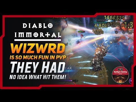 Wizard Is So Much Fun In PVP - THEY Had no Idea What Hit Them - Diablo Immortal