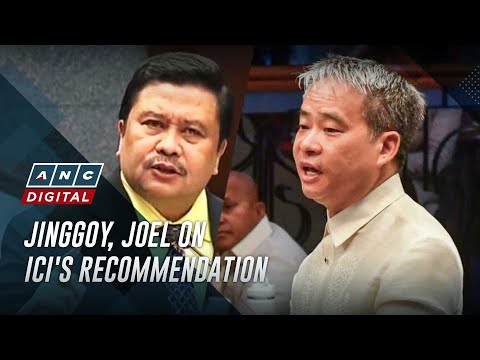 Jinggoy Estrada, Joel Villanueva react to ICI recommending charges against them | ANC