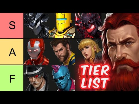 BEST Heroes TIER LIST (November, 284 Characters) - Marvel Future Fight