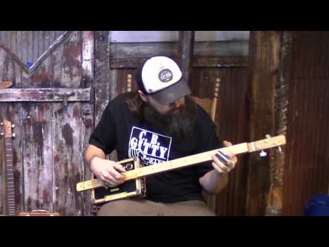 Pure & Simple #3 Cigar Box Guitar demo with A. J. Gaither