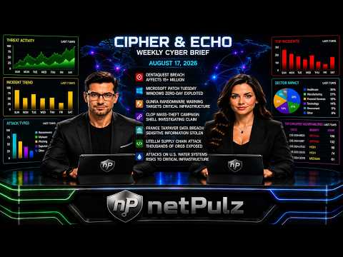 Cipher & Echo | Weekly Cyber Brief — August 17, 2026