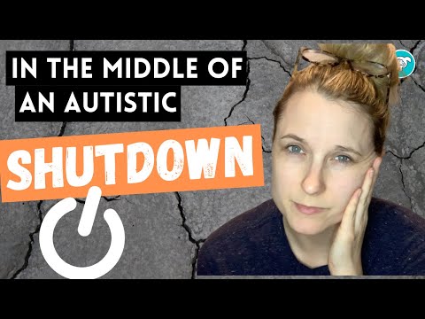 ADULT AUTISM SHUTDOWN ⚠️⛔️ Here's What It Looks Like As It's Happening ✋🙈