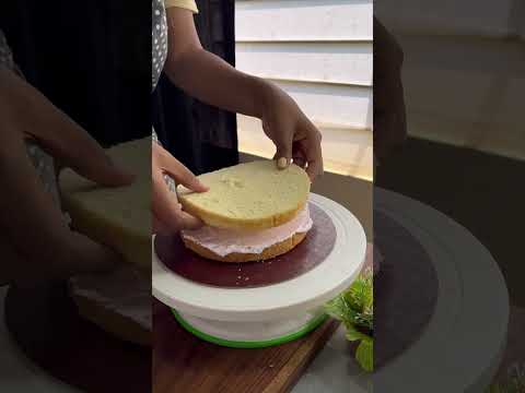 Pink floral cake #shorts