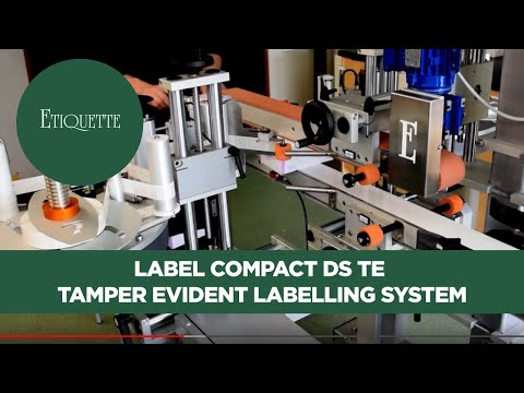 Label compact ds te tamper evident labelling system