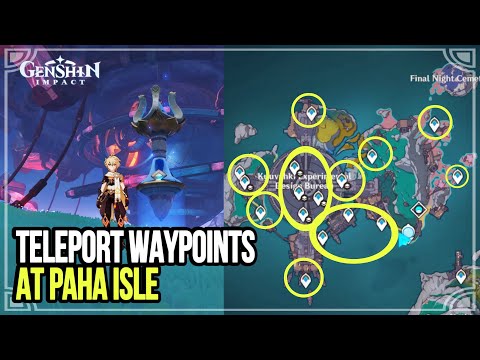 Teleport Waypoints at Paha Isle, Nod-Krai [Genshin Impact]