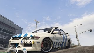 Mitsubishi Evo 9 Policia PSP Livery