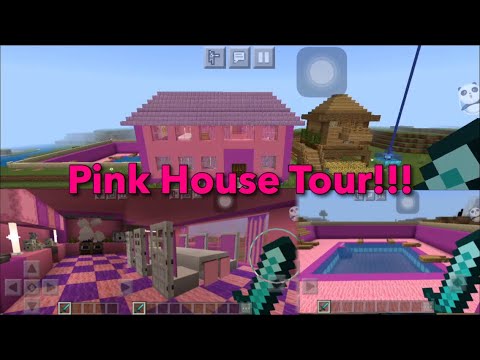 Brooklyn Perez - ⚒ Minecraft: Pink House Tour!! | Brooklyn Perez