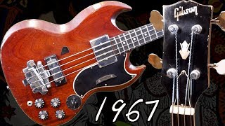 Video thumbnail for The Thump of the Mudbucker! | 1967 Gibson EB-3 Electric SG Bass Faded Cherry | Review + Demo by The Trogly's Guitar Show
