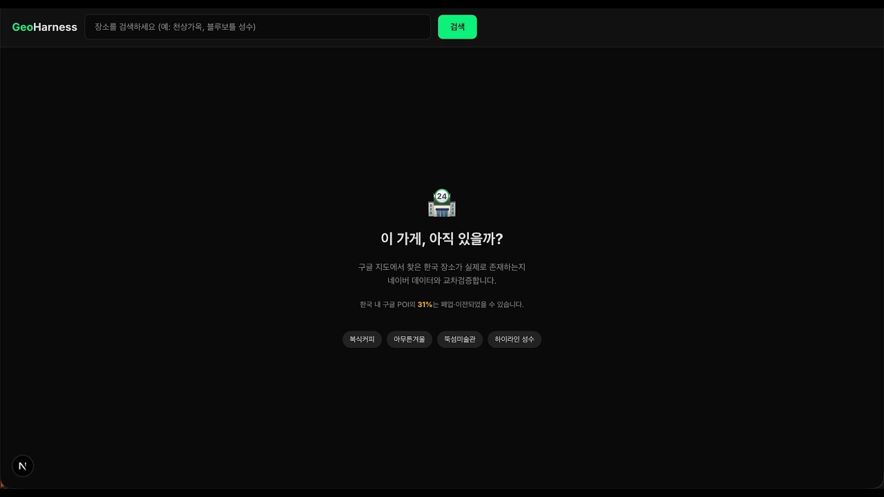Team: GeoHarness project preview