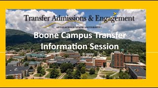 Boone Campus Transfer Information Session