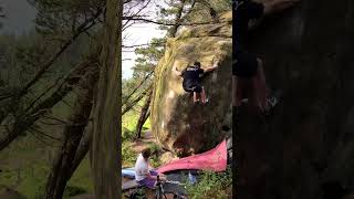 Video thumbnail of A Bigger Berry, 7B+. Simonside Woods