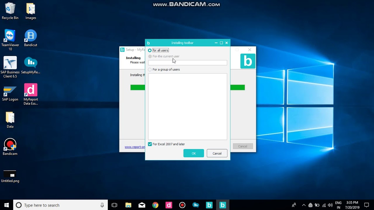 MyReport Installation