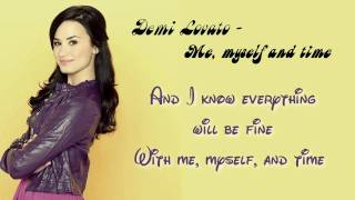Demi Lovato - Me, myself and time - Lyrics on the screen (720p)