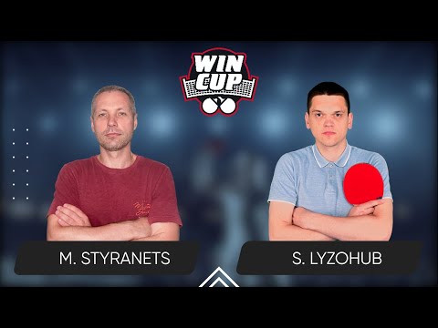 12:15 Mykhailo Styranets - Serhii Lyzohub West 2 WIN CUP 07.06.2024 | TABLE TENNIS WINCUP