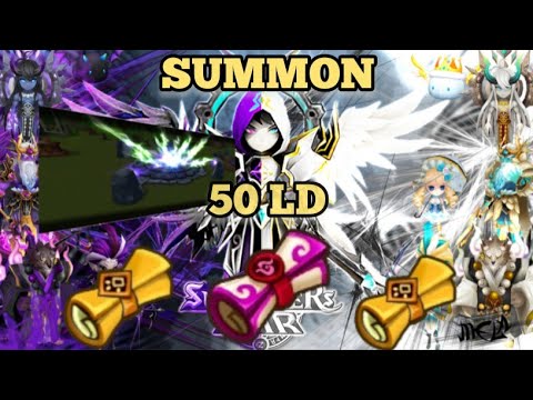 Summoning 50 LD Scroll, Summoners war sky arena!!!