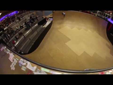 Professional skateboarder Nicole Hause shows off her skills