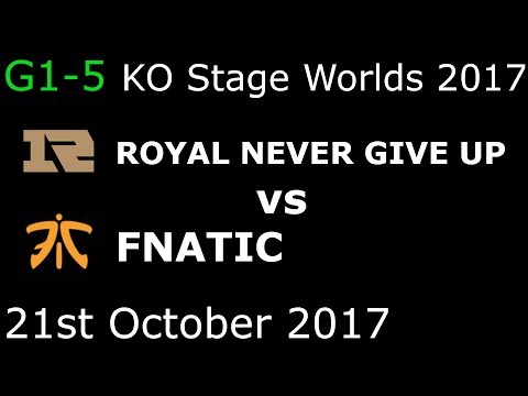 RNG vs FNC Game 1-5 FULL HIGHLIGHTS 2017 WORLDS QUARTERFINALS