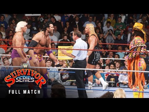 FULL MATCH: Randy Savage & Mr. Perfect vs. Ric Flair & Razor Ramon: Survivor Series 1992