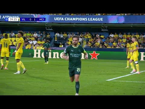 Bernardo Silva Goal | Man City vs Villarreal 2-0 Highlights | UEFA Champions League 25