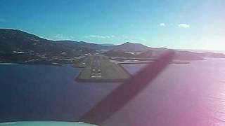 preview picture of video 'Landing in St.Thomas, USVI'