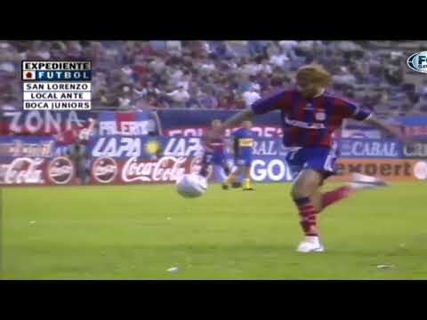 Abreu, Sebastian 35' San Lorenzo vs Boca 1-0 Clausura 2001 27/5/2001 #EstadisticasCasla