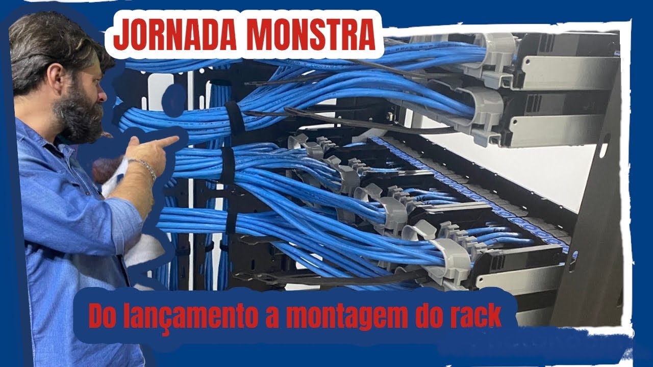 Jornada monstra! dicas valiosas do que acontece na prática #cabeamentoestruturado #redes