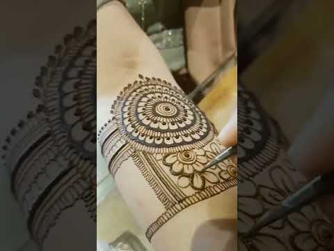 bridal mehndi designs #viral #shortvideo #handmade #beautiful #hennadesign