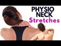 PHYSIO Neck Exercises Stretches That Relieve Neck Shoulders 5 Min DAILY Routine