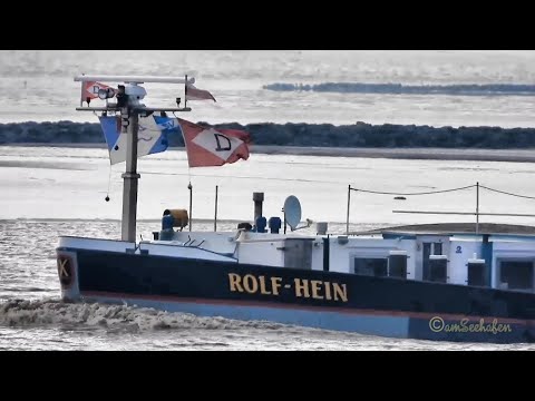 GMS ROLF-HEIN DF3745 MMSI 211469260 Emden riverbarge inland cargo ship Binnenschiff ENI: 2326328
