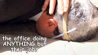 the office doing anything BUT sell paper | Comedy Bites