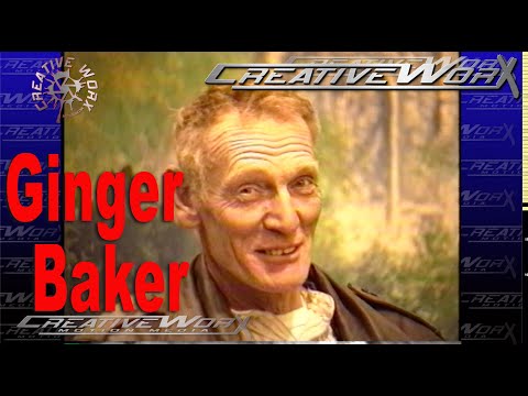 GINGER BAKER Hanging with Santana & Carmine Appice in 1996