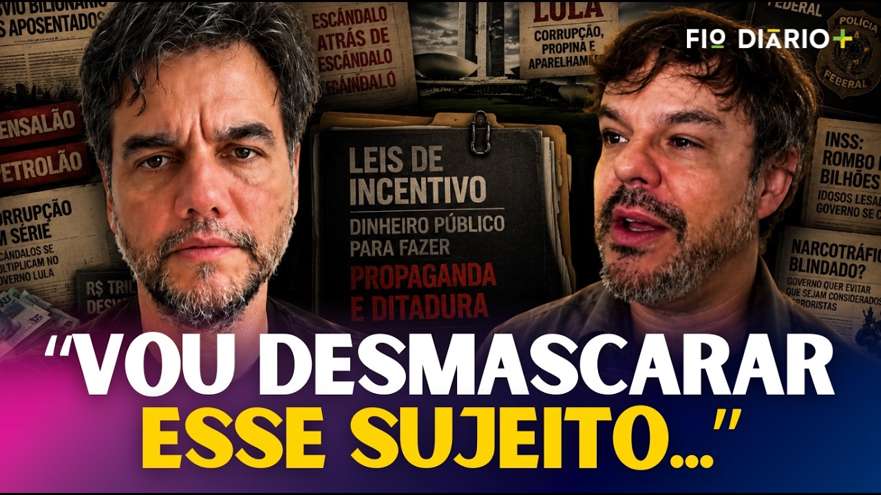 ADRILLES JORGE DESMASCARA WAGNER MOURA
