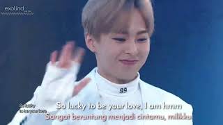 EXO - &#39;LUCKY&#39; Live (Lyrics Korea &amp; Terjemah Indonesia)