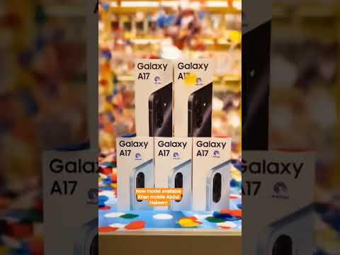 Samsung A 17 .8.256 new model available Khan mobile Abdul Hakeem 03001515399 good price #galaxya