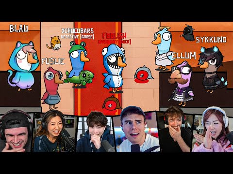 The Most CHAOTIC Goose Goose Duck Lobby MULTI POV