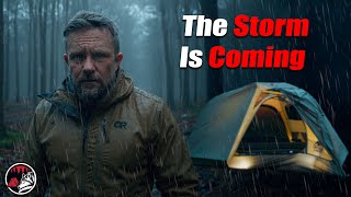 And Then The Storm Hit - Camping in HEAVY RAIN in the Remote Mountains