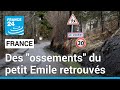 France : Des ossements du petit Emile retrouvés à proximité du Haut-Vernet • FRANCE 24