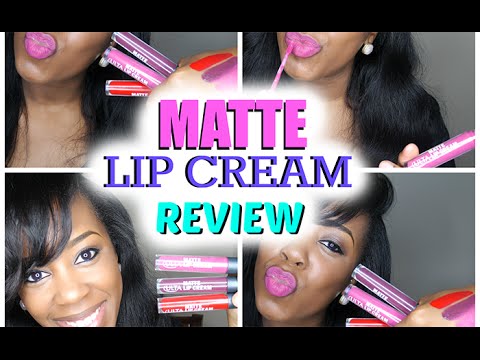 ULTA Matte Lip Cream | Swatch + 1st Impression | Andrea Renee Video