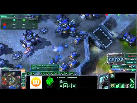 StarCraft 2 - SC221 - TheStC (T) vs EnSnare (T) on Metalopolis