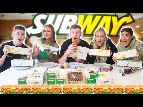 Last to STOP Eating SUBWAY Wins £1,000 - Challenge *VS YOUTUBERS*
