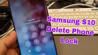 Forgot Password? Samsung S10 (SM-G973F), Delete Pin, Pattern, Password Lock.