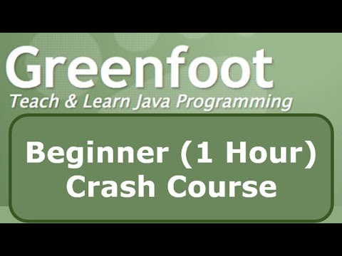 Greenfoot Beginner 1 Hour Crash Course Tutorial in Java