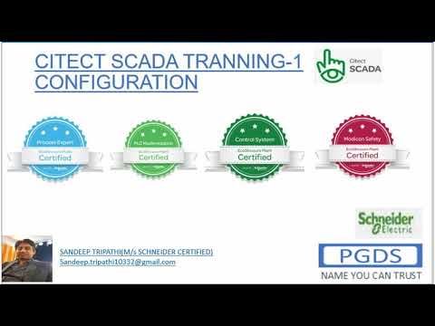 1.CITECT SCADA TUTORIAL-CONFIGURATION,TAGGING FIRST PROJECT