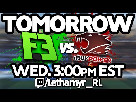 iBP COSMIC v FLIPSIDE TACTICS! LETHAMYRS REMATCH! 2 OF THE MOST FAMOUS ROCKET LEAGUE TEAMS FACE OFF!