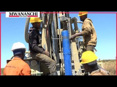 Uchimbaji visima eneo la uwekezaji viwanda Dodoma washika kasi || Maji yaanza kupatikana
